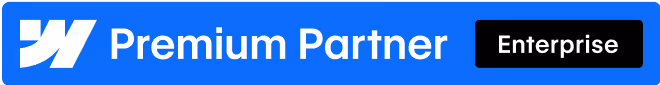 Webflow Premium Partner Enterprise
