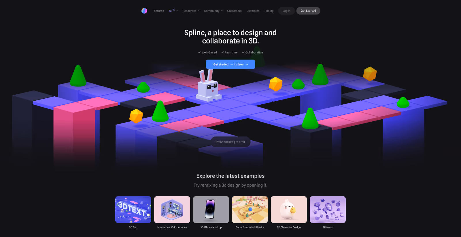 Spline homepage