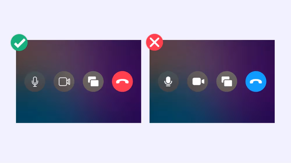 Icon consistency