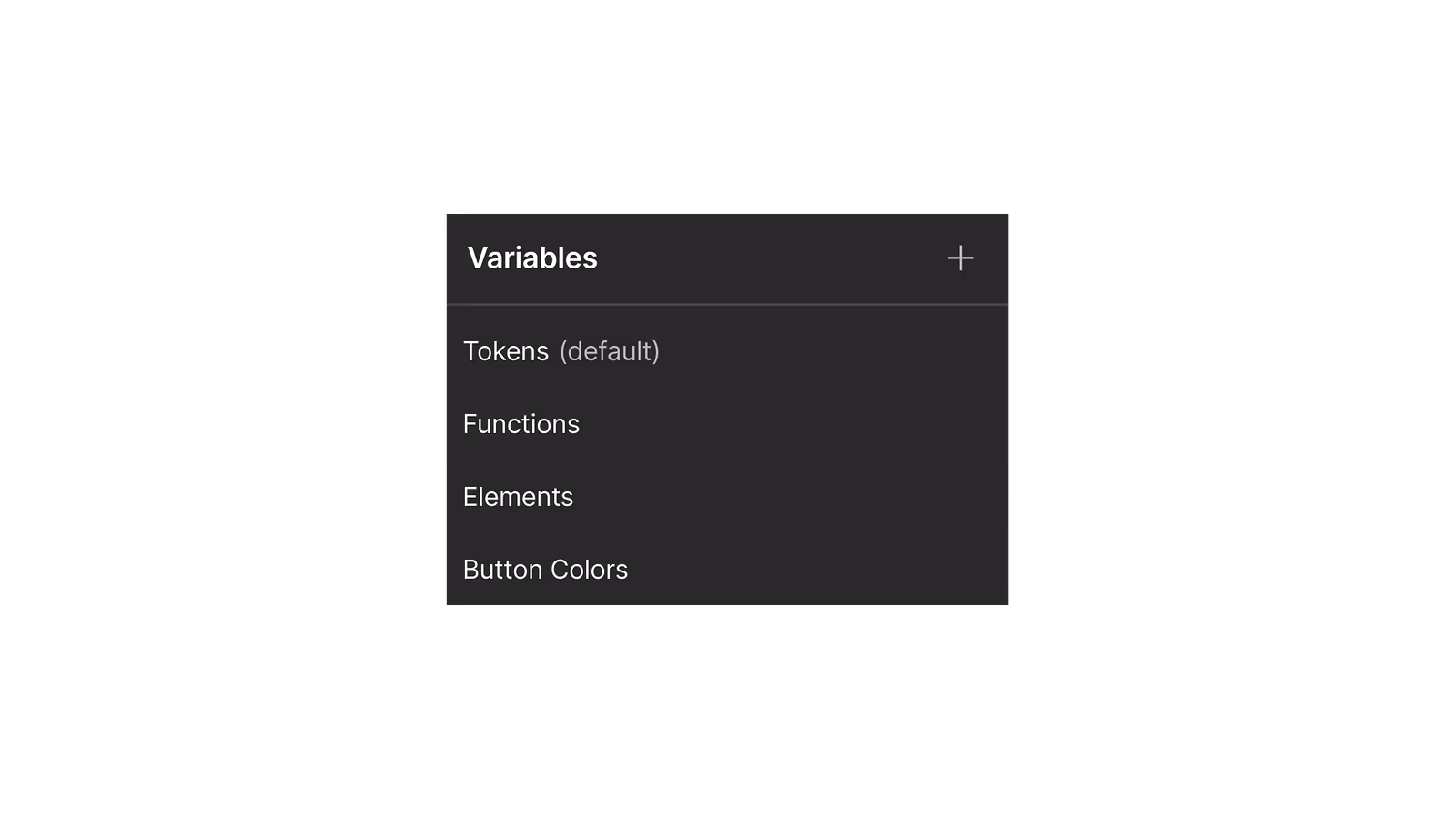 Illustration of having multiple variable libraries, each of a speciifc role