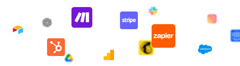 Webflow が連携する各種サービスのアイコン